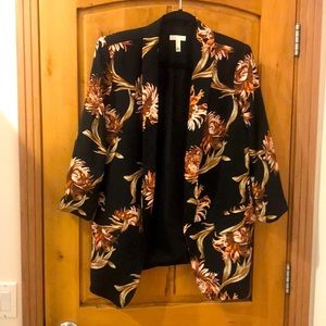Floral pattern blazer